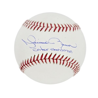 Mariano Rivera Signed MLB Baseball with “Enter Sandman” Inscription Steiner/PSA Cert.